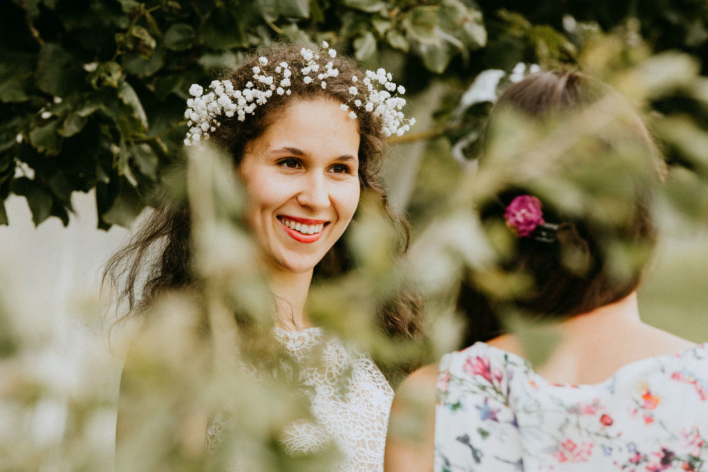 Hochzeitsfotograf Luca Goldhorn - Braut bei Freie Trauung