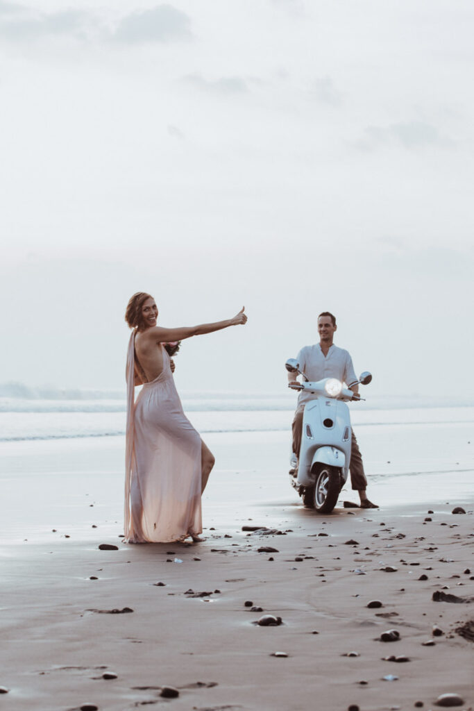 Hochzeitsshooting am Strand