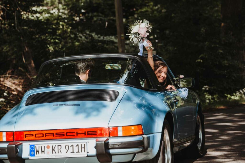 Porsche Hochzeit